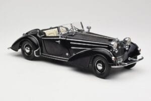 Horch 855 Roadster Čierny Sun Star 1:18 2401 Kov – obrázok 6 z 8