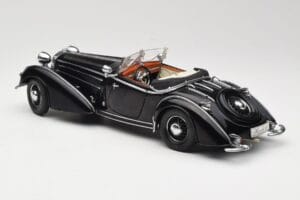 Horch 855 Roadster Čierny Sun Star 1:18 2401 Kov – obrázok 7 z 8
