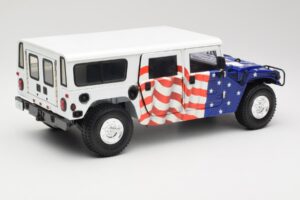 Hummer H1 AM General Gore-Lieberman Humvee America Exoto 1:18 1807 Kov – obrázok 3 z 8