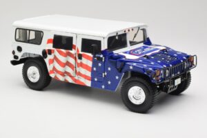 Hummer H1 AM General Gore-Lieberman Humvee America Exoto 1:18 1807 Kov – obrázok 6 z 8