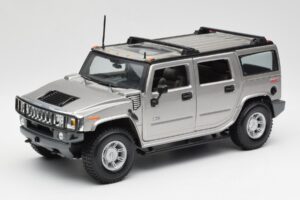 Hummer H2 Strieborný Maisto 1:18 7449569 Kov