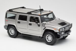 Hummer H2 Strieborný Maisto 1:18 7449569 Kov – obrázok 6 z 8