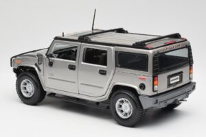 Hummer H2 Strieborný Maisto 1:18 7449569 Kov – obrázok 7 z 8