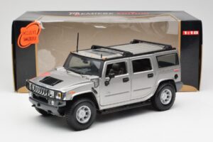 Hummer H2 Strieborný Maisto 1:18 7449569 Kov – obrázok 8 z 8