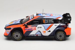 Hyundai i20 N Rally1 #8 Hyundai Shell Mobis WRT O. Tanak / M. Jarveoja Rally Chile 2024 IXO 1:18 18RMC223 Kov – obrázok 3 z 6