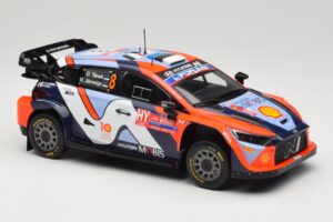 Hyundai i20 N Rally1 #8 Hyundai Shell Mobis WRT O. Tanak / M. Jarveoja Rally Chile 2024 IXO 1:18 18RMC223 Kov – obrázok 4 z 6