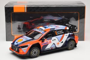 Hyundai i20 N Rally1 #8 Hyundai Shell Mobis WRT O. Tanak / M. Jarveoja Rally Chile 2024 IXO 1:18 18RMC223 Kov – obrázok 6 z 6