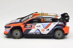 Hyundai i20 N Rally1 WRC Hybrid #11 T. Neuville / M. Wydaeghe Safari Rally Kenya 2024 IXO 1:18 18RMC208 Kov – obrázok 3 z 6