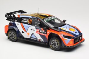 Hyundai i20 N Rally1 WRC Hybrid #11 T. Neuville / M. Wydaeghe Safari Rally Kenya 2024 IXO 1:18 18RMC208 Kov – obrázok 4 z 6