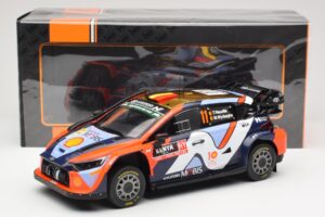 Hyundai i20 N Rally1 WRC Hybrid #11 T. Neuville / M. Wydaeghe Safari Rally Kenya 2024 IXO 1:18 18RMC208 Kov – obrázok 6 z 6