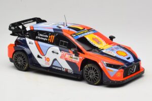 Hyundai i20 N Rally1 #11 T. Neuville / M. Wydaeghe Rally Japan WRC World Champion 2024 IXO 1:18 18RMC228 Kov – obrázok 4 z 6