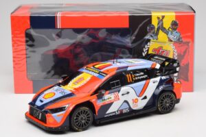 Hyundai i20 N Rally1 #11 T. Neuville / M. Wydaeghe Rally Japan WRC World Champion 2024 IXO 1:18 18RMC228 Kov – obrázok 6 z 6