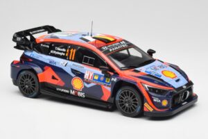 Hyundai i20 N Rally1 WRC #11 T. Neuville / M. Wydaeghe Central European Rally Winner 2023 IXO 1:18 18RMC193 Kov – obrázok 4 z 6