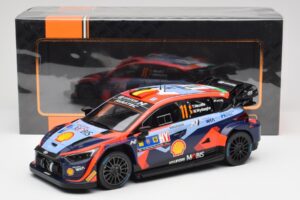 Hyundai i20 N Rally1 WRC #11 T. Neuville / M. Wydaeghe Central European Rally Winner 2023 IXO 1:18 18RMC193 Kov – obrázok 6 z 6
