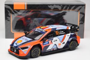 Hyundai i20 N Rally1 #11 T. Neuville / M. Wydaeghe Rally Sweden 2024 IXO 1:18 18RMC201 Kov – obrázok 6 z 6