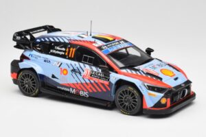 Hyundai i20 N Rally1 WRC #11 T. Neuville / M. Wydaeghe Rally Monte Carlo Winner 2024 IXO 1:18 18RMC194 Kov – obrázok 4 z 6