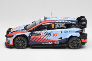 Hyundai i20 N Rally1 WRC #8 O. Tänak / M. Järveoja Rally Monte Carlo Night Version 2024 IXO 1:18 18RMC195 Kov – obrázok 3 z 6