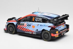 Hyundai i20 N Rally1 WRC #8 O. Tänak / M. Järveoja Rally Monte Carlo Night Version 2024 IXO 1:18 18RMC195 Kov – obrázok 5 z 6
