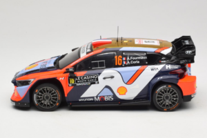 Hyundai i20 N WRC #16 A. Fourmaux / A. Coria Rally Monte Carlo 2025 IXO 1:18 18RMC230A Kov – obrázok 3 z 6