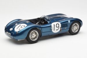 Jaguar C-Type #19 J. Stewart Ecurie Ecosse Goodwood Members Meeting 1954 CMC 1:18 M-192 Kov – obrázok 2 z 6