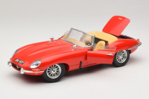 Jaguar E-Type Series 1 Kabriolet Červený Bburago 1:18 3038 Kov – obrázok 2 z 8