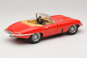Jaguar E-Type Series 1 Kabriolet Červený Bburago 1:18 3038 Kov – obrázok 3 z 8