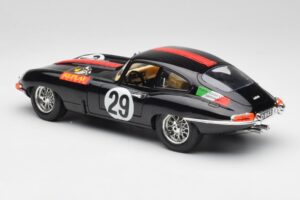 Jaguar E-Type #29 Čierny Bburago 1:18 3018-M4 Kov – obrázok 7 z 8
