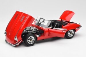 Jaguar E-Type Roadster Series III V12 Červený AUTOart 1:18 73523 Kov – obrázok 2 z 8