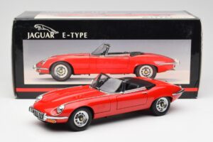 Jaguar E-Type Roadster Series III V12 Červený AUTOart 1:18 73523 Kov – obrázok 8 z 8
