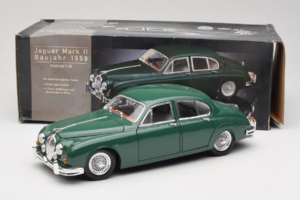 Jaguar Mark II Zelený Tchibo 1:18 49420 Kov – obrázok 8 z 8