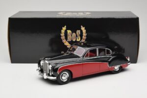 Jaguar Mk VIII Čierny & Tmavo Červený BoS Models 1:18 BOS408 Živica – obrázok 6 z 6