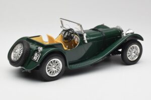 Jaguar SS 100 Roadster Zelený Bburago 1:18 3006 Kov – obrázok 3 z 8