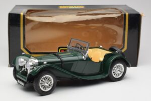 Jaguar SS 100 Roadster Zelený Bburago 1:18 3006 Kov – obrázok 8 z 8