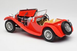 Jaguar SS 100 Červená Bburago 1:18 3006-M1 Kov – obrázok 5 z 8
