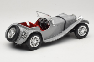 Jaguar SS100 Strieborný Bburago 1:18 3006-M2 Kov – obrázok 2 z 6