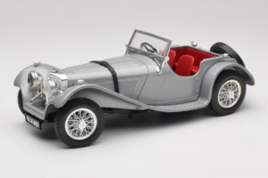 Jaguar SS100 Strieborný Bburago 1:18 3006-M2 Kov