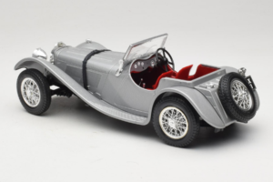 Jaguar SS100 Strieborný Bburago 1:18 3006-M2 Kov – obrázok 5 z 6