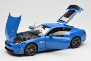 Jaguar XKR-S X150 French Racing Modrý AUTOart 1:18 73641 Kov – obrázok 2 z 8