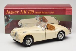 Jaguar XK120 Biely Eduscho 1:18 7482-1HTH Kov – obrázok 8 z 8