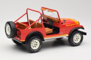 Jeep CJ-7 Renegade Červený MCG 1:18 MCG18110 Kov – obrázok 2 z 6