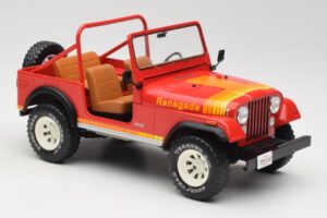 Jeep CJ-7 Renegade Červený MCG 1:18 MCG18110 Kov – obrázok 4 z 6