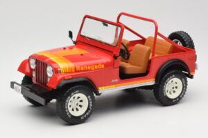 Jeep CJ-7 Renegade Červený MCG 1:18 MCG18110 Kov