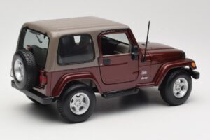 Jeep Wrangler TJ Sahara Červený Maisto 1:18 31662 Kov – obrázok 3 z 8