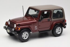 Jeep Wrangler TJ Sahara Červený Maisto 1:18 31662 Kov