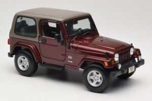 Jeep Wrangler TJ Sahara Červený Maisto 1:18 31662 Kov – obrázok 6 z 8
