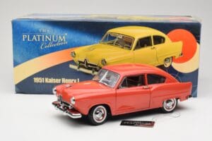 Kaiser Henry J Červený Sun Star 1:18 5092 Kov – obrázok 8 z 8