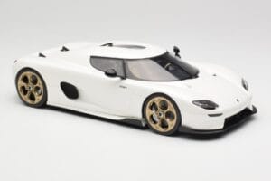 Koenigsegg CC850 Crystal White GT Spirit 1:18 GT903 Živica – obrázok 4 z 6