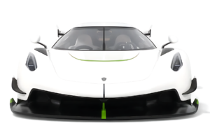 Koenigsegg Jesko Pearl White GT Spirit 1:8 GTS801301 Živica – obrázok 4 z 5