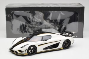 Koenigsegg Regera Crystal Biely GT Spirit 1:18 GT913 Živica – obrázok 6 z 6