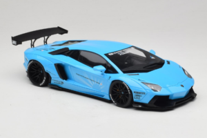 Lamborghini Aventador Liberty Walk Modrý GT Spirit 1:18 GT073 Živica – obrázok 4 z 6